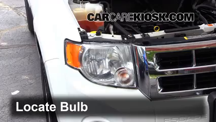 2012 Ford Escape XLT 2.5L 4 Cyl. Lights Turn Signal - Front (replace bulb)